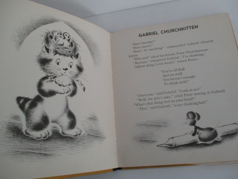 GABRIEL CHURCHKITTEN by Margot Austin, 1942 1st Ed, 2nd Ptg in DJ gallery