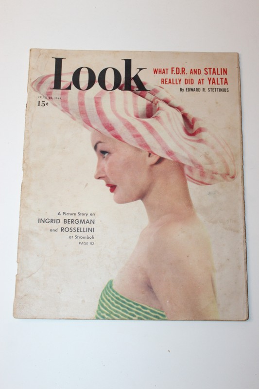 LOOK MAGAZINE 21 JUNE 1949 NEWS FICTION STORIES GENERAL INTEREST INGRID BERGMAN