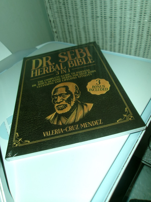 DR. SEBI HERBAL BIBLE 3 IN 1 COMPLETE GUIDE TO HEALING HERBS NEW SEALED 8»X6»