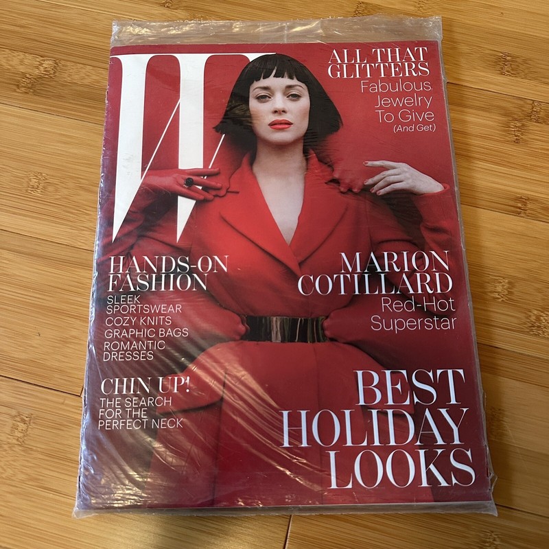 Sealed W magazine 2012 MARION COTLLARD Fashion Lindsay Ellingson Gift Supplement