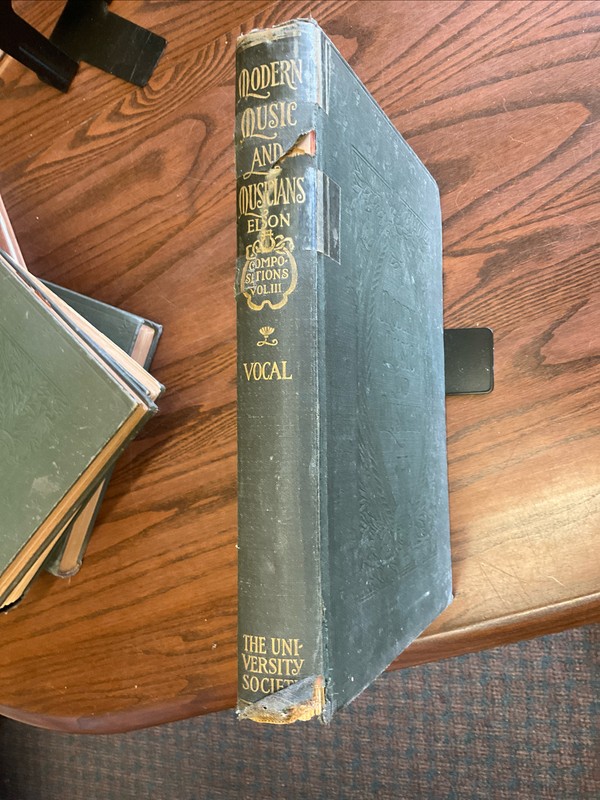 1912 Modern Music & Musicians Philharmonic Edition, 4 Volumes, See Photos gallery