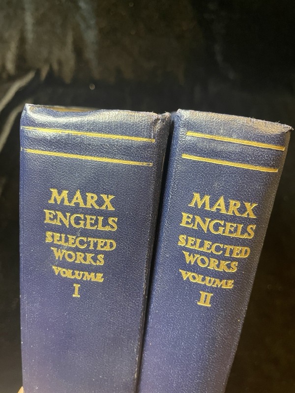 Karl Marx and Frederick Engels Selected Works in two volumes 1955 Moscow Book gallery