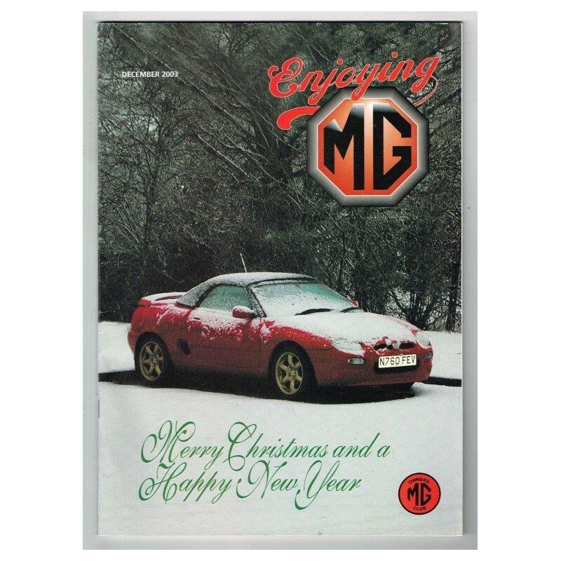 Enjoying MG Magazine December 2003 mbox3635/i Merry Christmas….