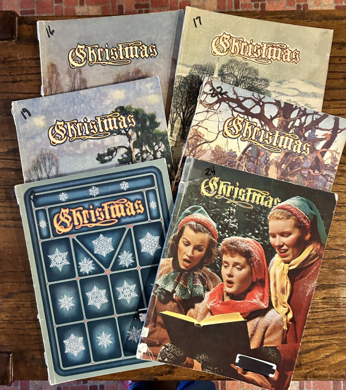 Christmas : Six Issues -1946-1947- 1948-1949-1952-1954