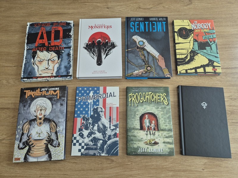 Jeff Lemire Image Comics, Vertigo, TKO hardcover Comics Bundle gallery