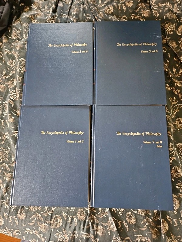 The Encyclopedia of Philosophy (1972 Reprint) Complete Set Volumes 1-8 HC 2-in-1 gallery