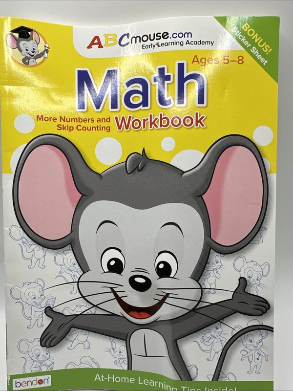 ABC Mouse Workbook: Math-More Numbers & Ship Counting