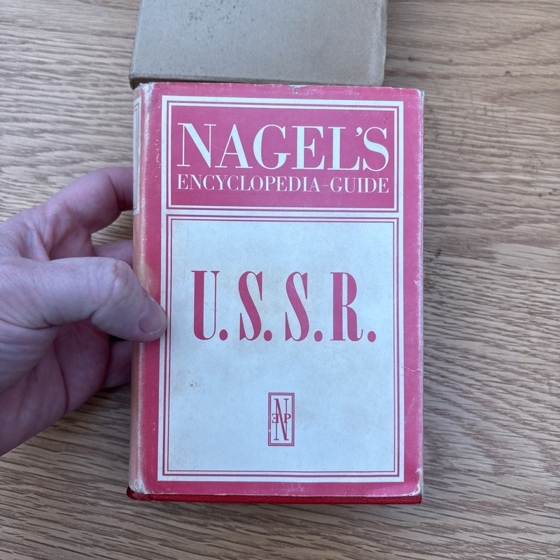Extremely RARE Nagel's Encyclopedia Guide U.S.S.R w Maps 1969 HB Boxed rare gallery