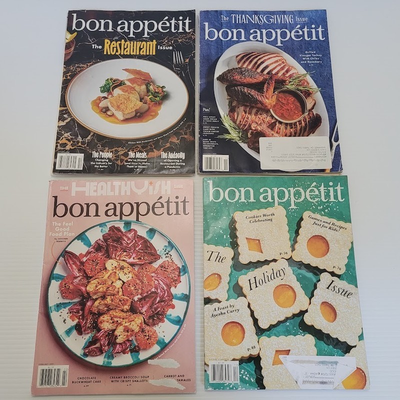 Bon Appetit Cooking Magazines Lot x13 Bundle 2020s 2008 Pasta Fall Holiday Cake gallery