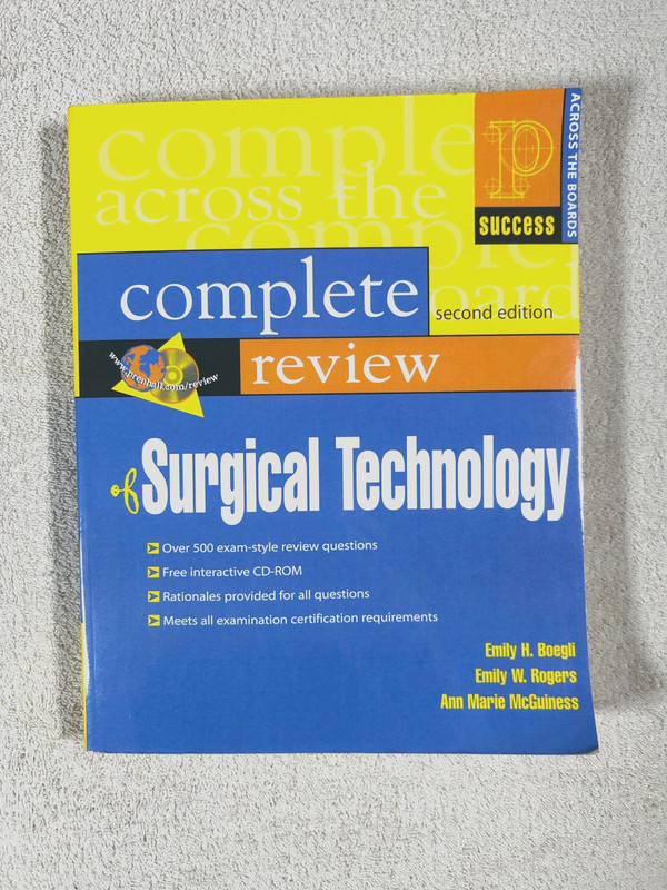 Prentice Hall’s Complete Review of Surgical Technology second edition w/ CD-ROM