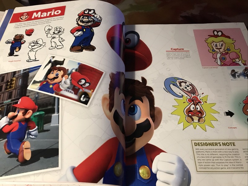 The Art of Super Mario Odessey (Like New)Huge Great Graphics And Info Nintendo