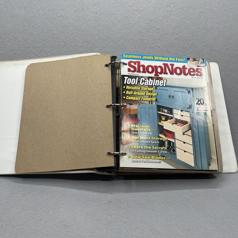 SHOPNOTES MAGAZINE, LOT OF 26 – Volume 2 Issue 11 – Various Issues From 69-126