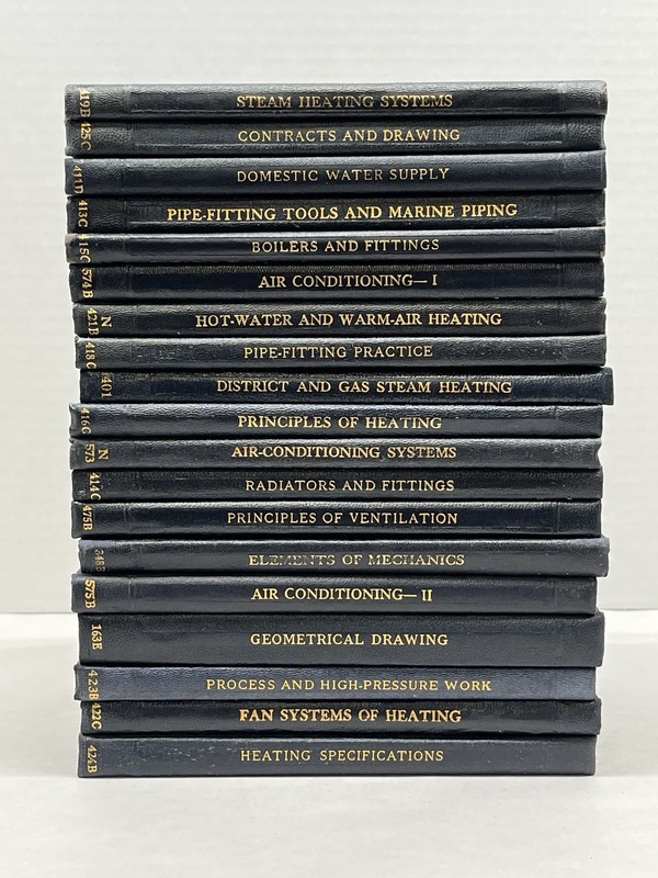 VTG International Library – 19 Textbooks – HVAC-Pipe fitting-Mechanics-Drawing