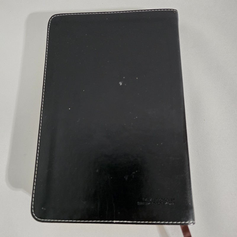 NASB, THINLINE BIBLE, IMITATION LEATHER, BLACK/TAN, RED By Zondervan Publishing gallery