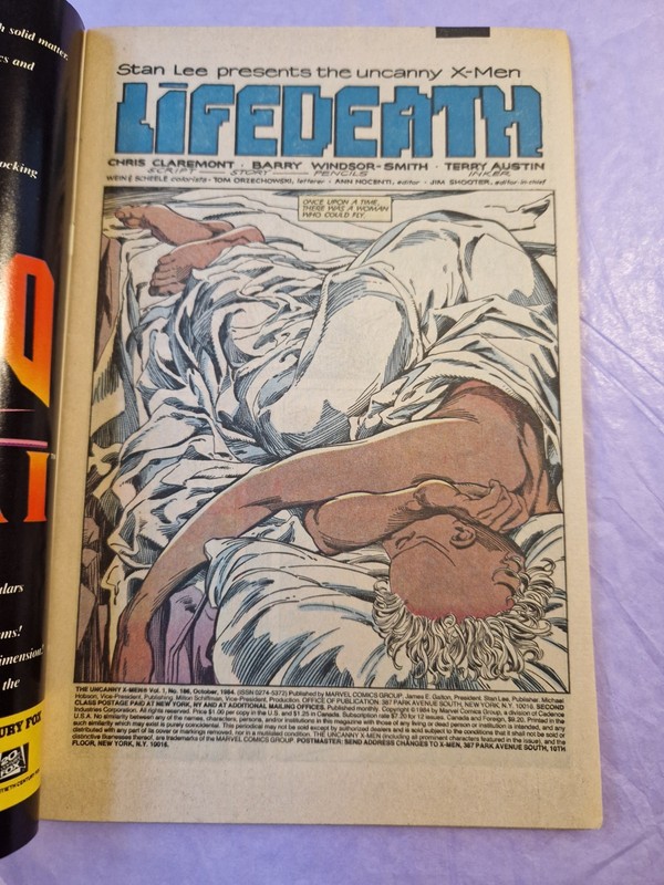 The Uncanny X-Men #186 Marvel Comics 1984 in Excellent Condition 8.5 VF+ gallery