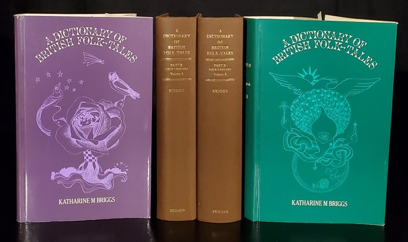 A Dictionary of British Folk-Tales, Katharine M. Briggs, 2 Vol Set,1st Ed Horror