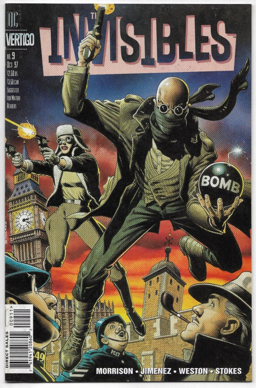 The Invisibles #9 DC Vertigo Comics Morrison Jimenez Stokes 1997