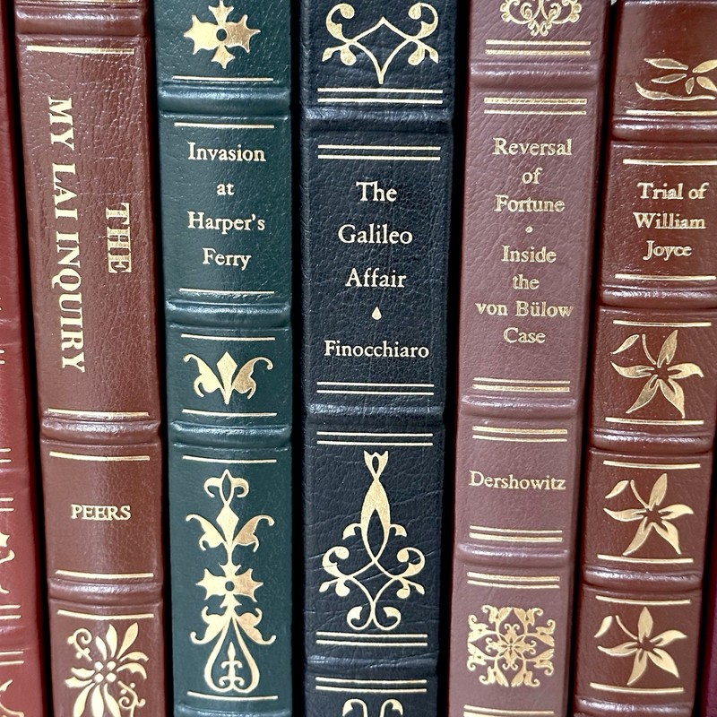 Lot of 10 ~ Notable Trial Library HC Leather Bound Special Edition Books gallery