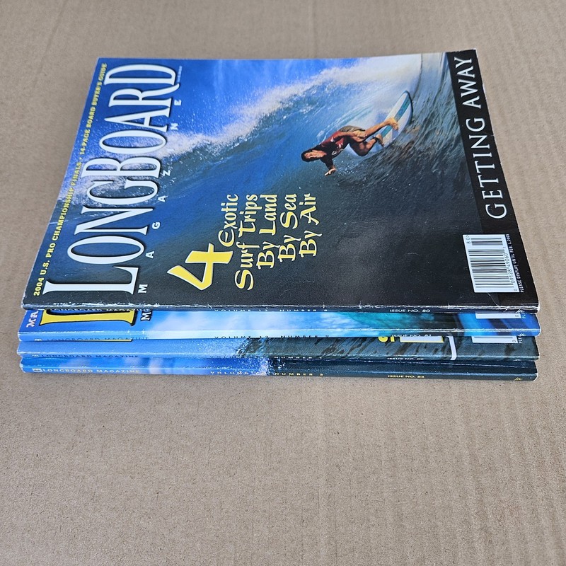 Longboard Magazine Lot of 4 - 2005 Dale Velzy Remembered Board Buyers Guide gallery