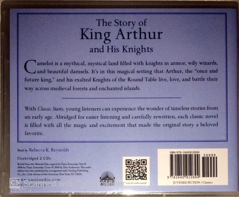 New KING ARTHUR and HIS KNIGHTS Classic Starts Audio Series 2 CD Set Homeschool gallery