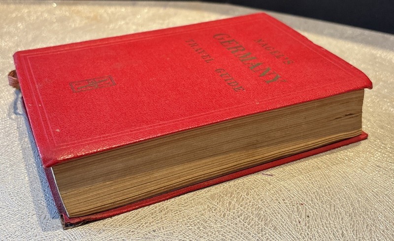 Vintage Nagel Travel Guide Series GERMANY 1956 Hc Vg Illustrated Maps gallery