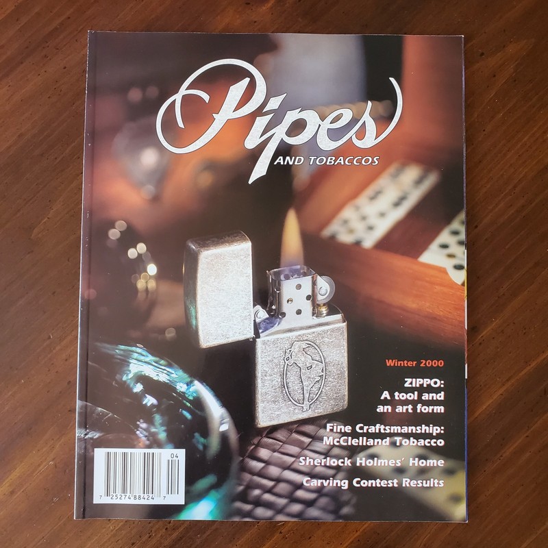Pipes and Tobaccos Smoking Magazine VTG Winter 2000 Zippo, Sherlock Holmes’ Home