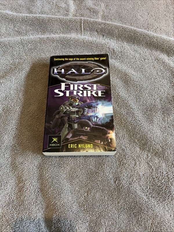 Halo : First Strike by Eric Nylund (2003, Mass Market) first print rare original