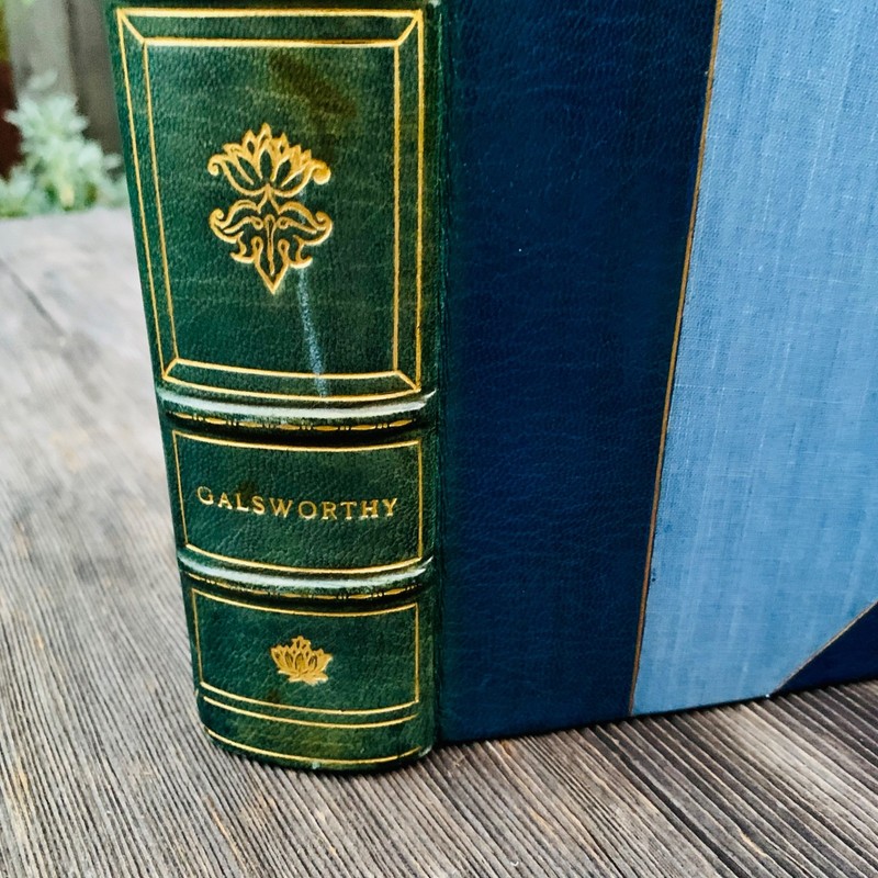 1945 THE FORSYTE SAGA by John Galsworthy The Memorial Edition LEATHER Gilt Top gallery