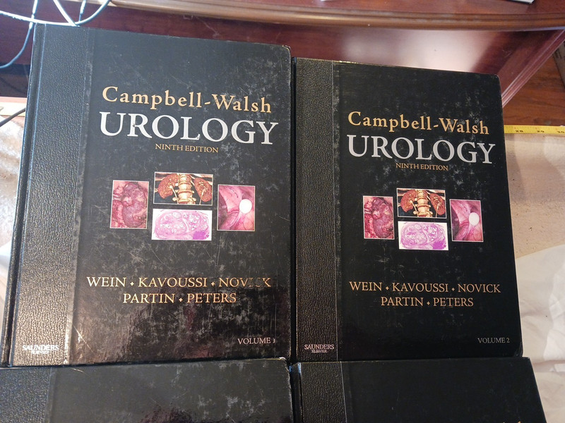 Campbell - Walsh Urology 9th edition in 4 Volumes hardcover gallery