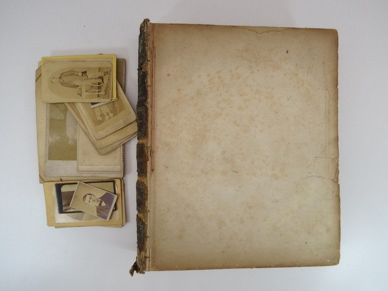THE HOLY BIBLE (WITH HAMILTON AND MARKLE FAMILY BIRTHS, DEATHS, PLUS TIN TYPES