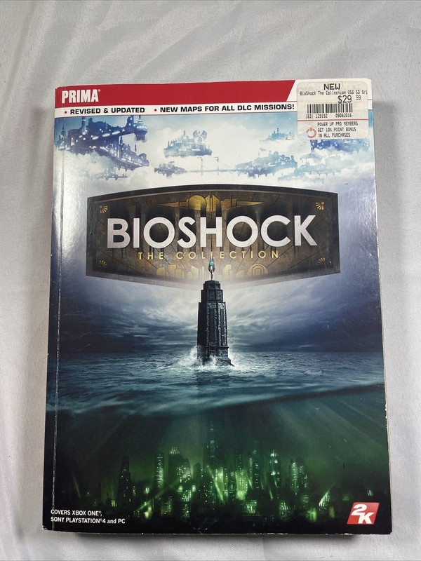 BIOSHOCK: THE COLLECTION: PRIMA OFFICIAL GUIDE By Doug Walsh **Mint Condition**