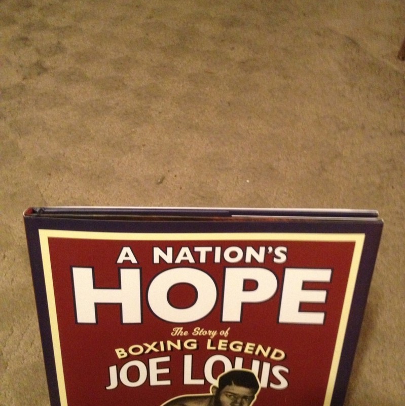 SIGNED A Nation's Hope : The Story of Boxing Legend Joe Louis Kadir Nelson +PIC gallery