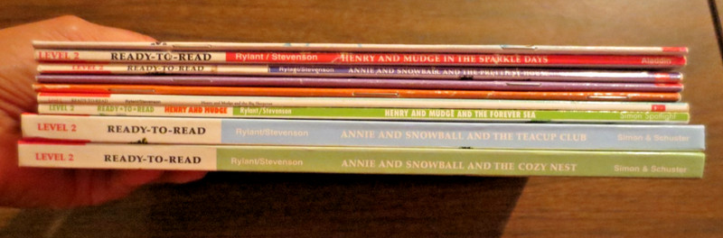HENRY & MUDGE + ANNIE & SNOWBALL By Cynthia Rylant Lot of 9 Kids Books gallery