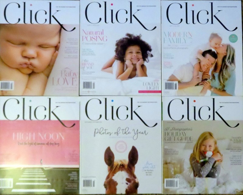 CLICK Magazine – Six (6) Issues from Jan – Dec 2016, #20-25 – COMPLETE