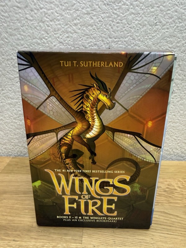 Wings of Fire 8 Book Box Set # 9-15 + The Winglets Quartet Tui T Sutherland Good