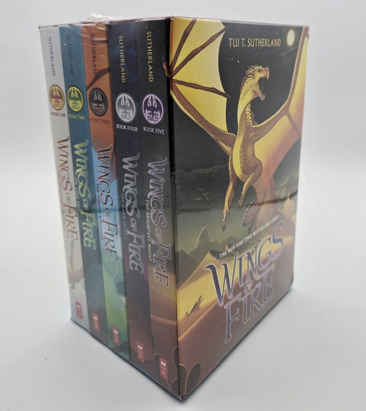 NEW Wings of Fire Boxset Books 1 - 5 Tui T. Sutherland Book Lot Paperback Sealed gallery