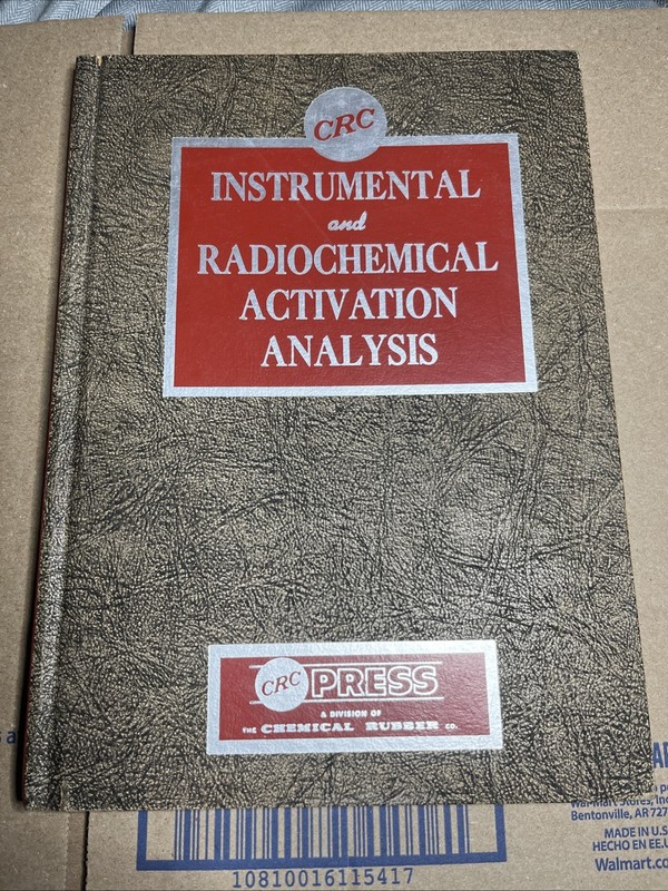 CRC Instrumental Radiochemical Activation Analysis Book Chemical Rubber Co 1971