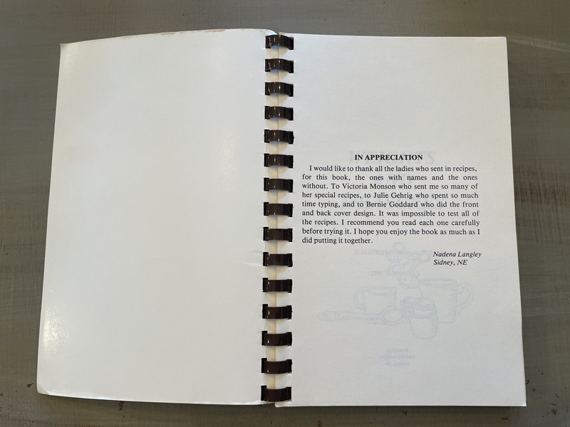 Vintage Cookbook 80s 1982 USA Midwest Nebraska 220+ Pages Fundraiser Spiral gallery