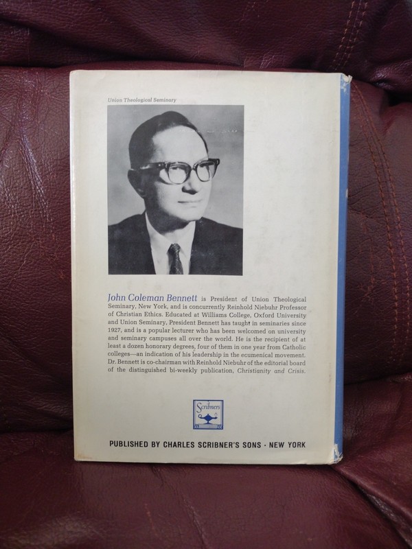 Foreign Policy in Christian Perspective John Coleman Bennett 1966 Scribner's gallery
