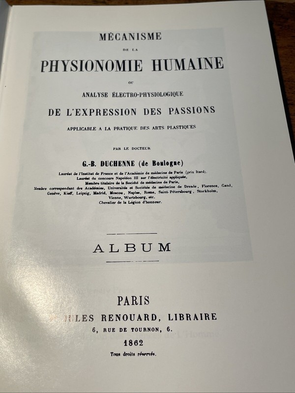 - THE MECHANISM OF HUMAN FACIAL EXPRESSION 1990 G -B Duchenne de Boulogne gallery