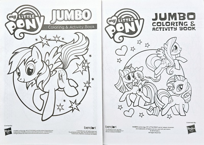 My Little Pony Jumbo Coloring & Activity Books Gift Set Of 6 - Over 450 pages! gallery
