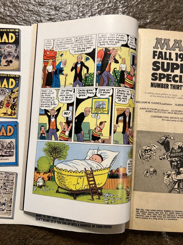 MAD Magazine - 1980 Super Special Issue Number Thirty Two & Comic Book Insert gallery