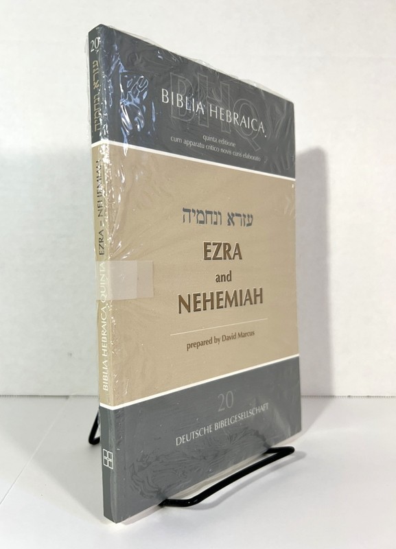 Biblia Hebraica: Ezra and Nehemiah by David Marcus 2006 Softcover gallery