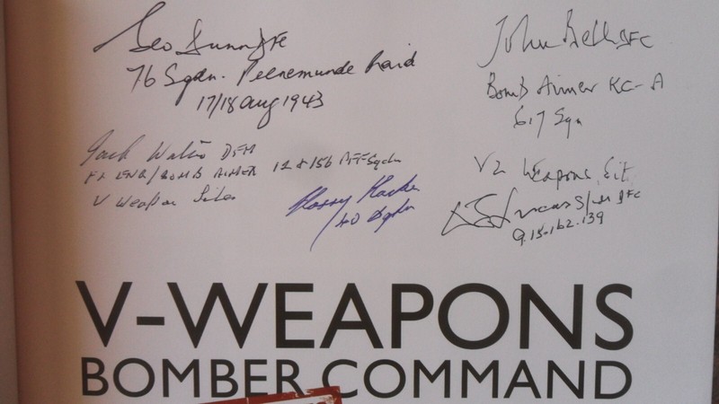V-Weapons Bomber Command Failed to Return. Multi signed 1st Edition Hardback. gallery