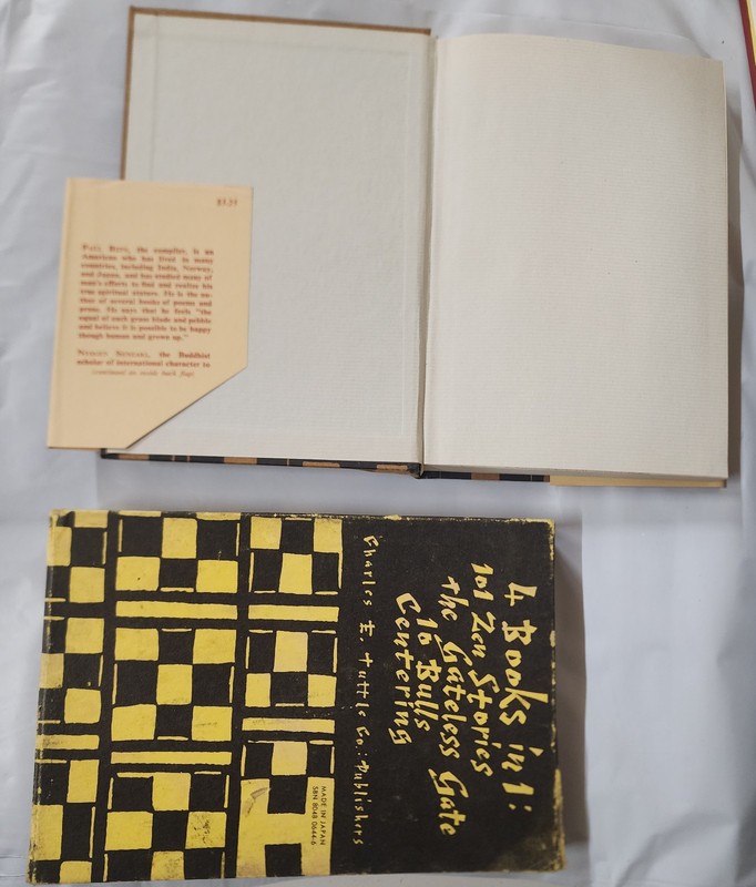 4 books in 1: 101 Zen Stories the gateless gate 10 bulls centering Japan 1970 gallery
