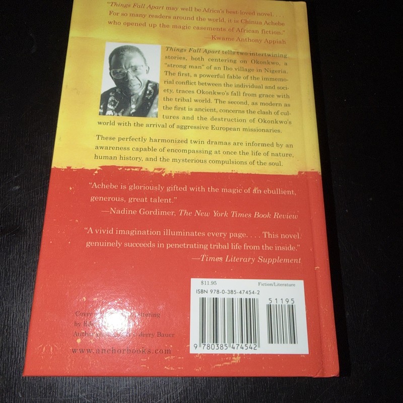 Things Fall Apart: A Novel By Chinua Achebe 50th Anniversary Edition Hardcover gallery