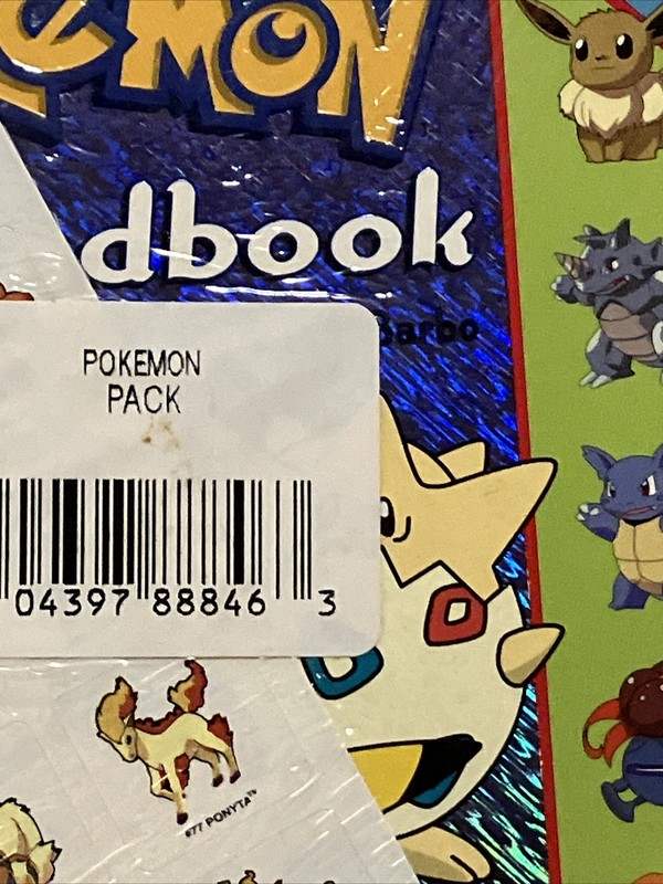 VTG NOS Scholastic Press The Official Pokemon Handbook 1999 WITH POSTER SEALED gallery