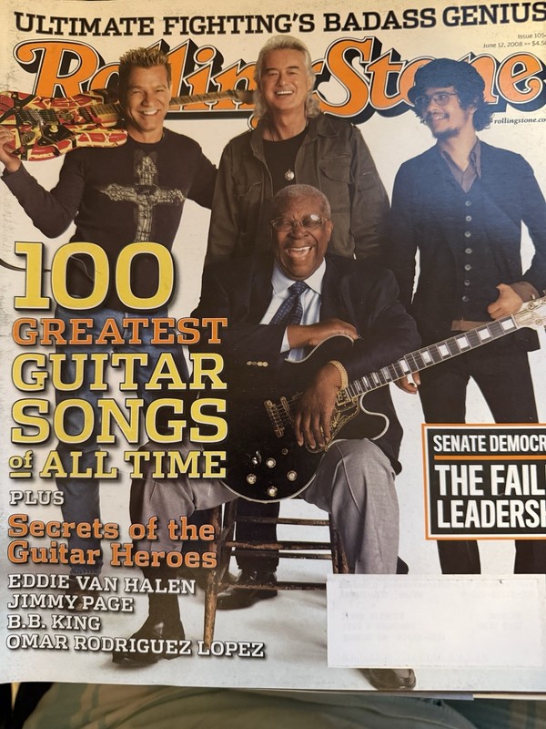 Rolling Stone Magazine – #1054 – June 12, 2008 – 100 Greatest Guitar Songs