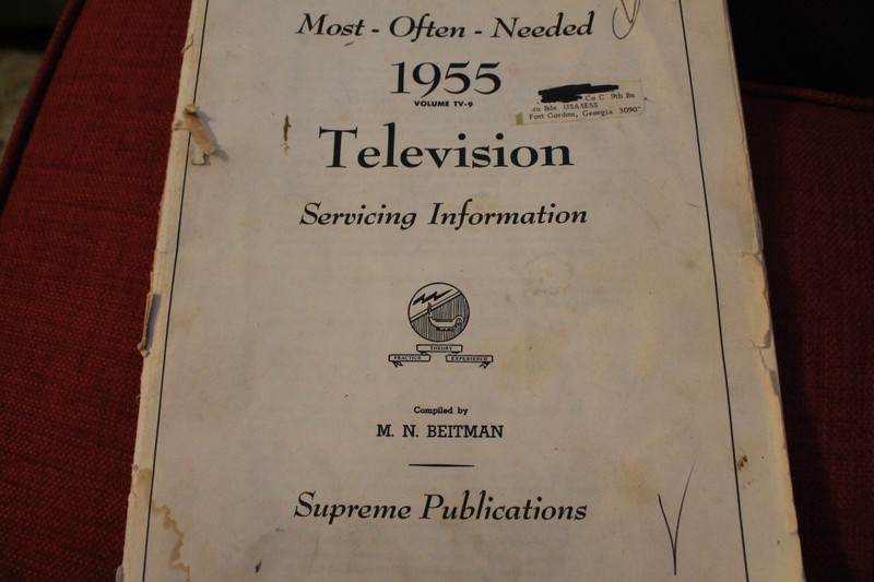1955 Television Servicing Information Volume TV-9