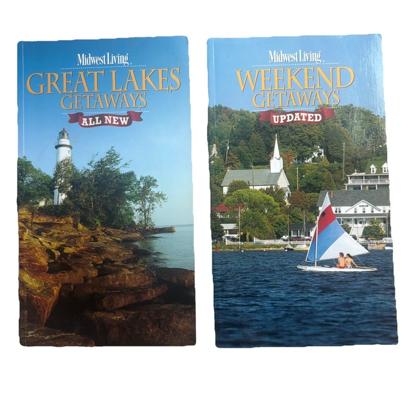 Midwest Living Great Lakes Getaways And Weekend Getaways, paperbacks 1998